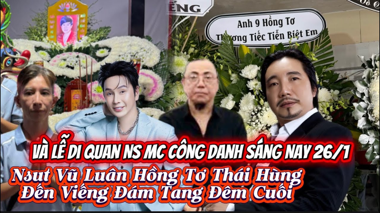 Lễ Di Quan Ns Mc Công Danh & Bài Hát Tiển Biệt [ Sáng Tác Phúc Khang ]Tiển Anh Lần Cuối 