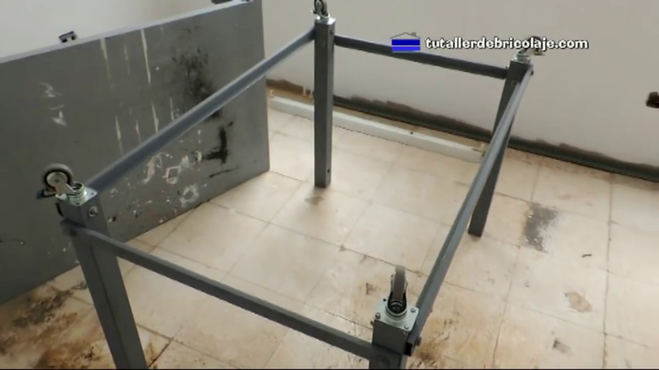 Cómo colocar ruedas a nuestra mesa de trabajo