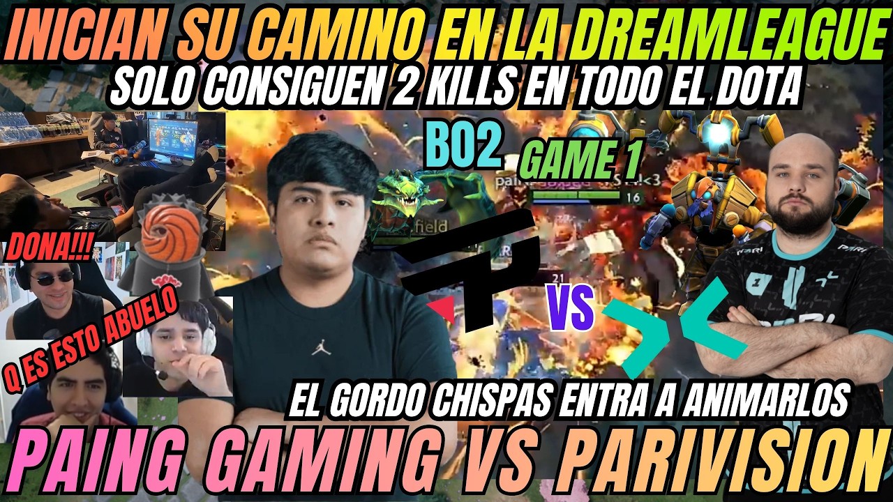 INICIAN SU CAMINO EN LA DREAMLEAGUE SEASON 28, PAIN GAMING VS PARIVISION - B02 - GAME 1 - DOTA 2