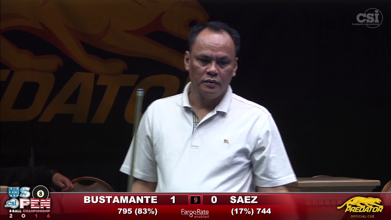 2016 US Open 8-Ball: Francisco Bustamante vs Robb Saez