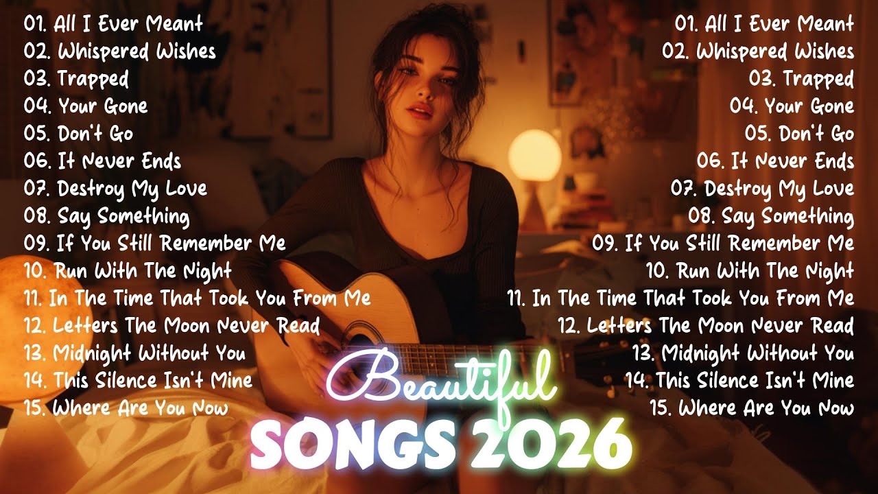 Beautiful Sad Songs ❤️ Soft, Calm & Emotional Songs - Best Love Songs 2026