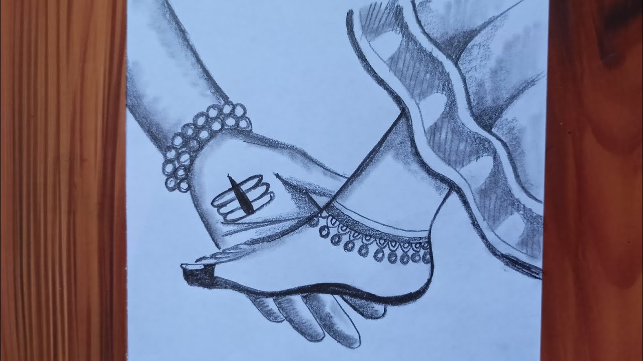 Shiv parwati Drawing Easy Step By step Sketch || special Shivratri Shiv parwati Drawing 