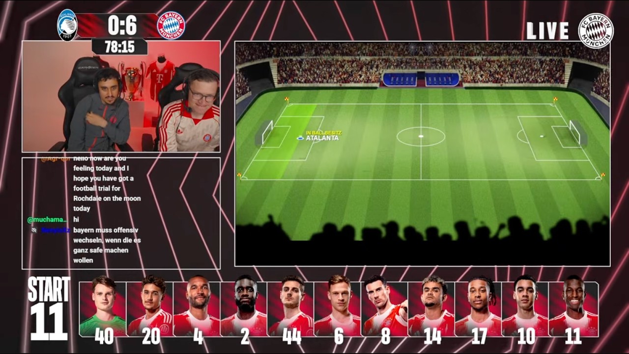LIVE 🔴 FC Bayern Champions League Watchparty vs Atalanta Bergamo | Mit Furky
