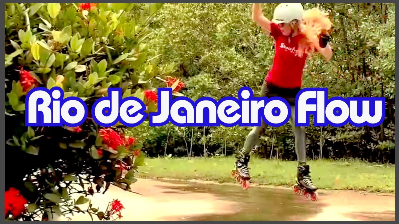 Rio de Janeiro: Urban Flow Skating; Backwards, Transitions, Jumps, Crossovers, 3 Turns, Powerslides.
