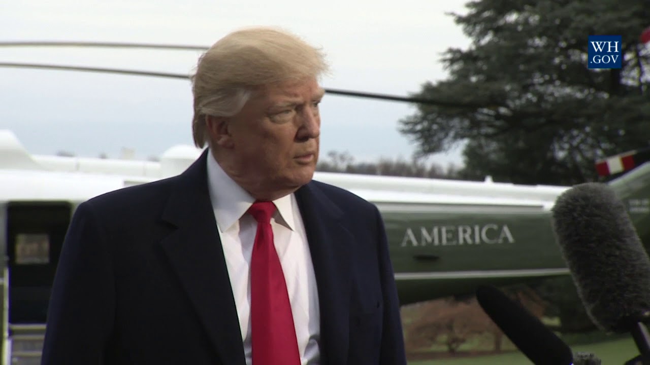 12/15/17: President Trump Delivers a Statement Upon Departure