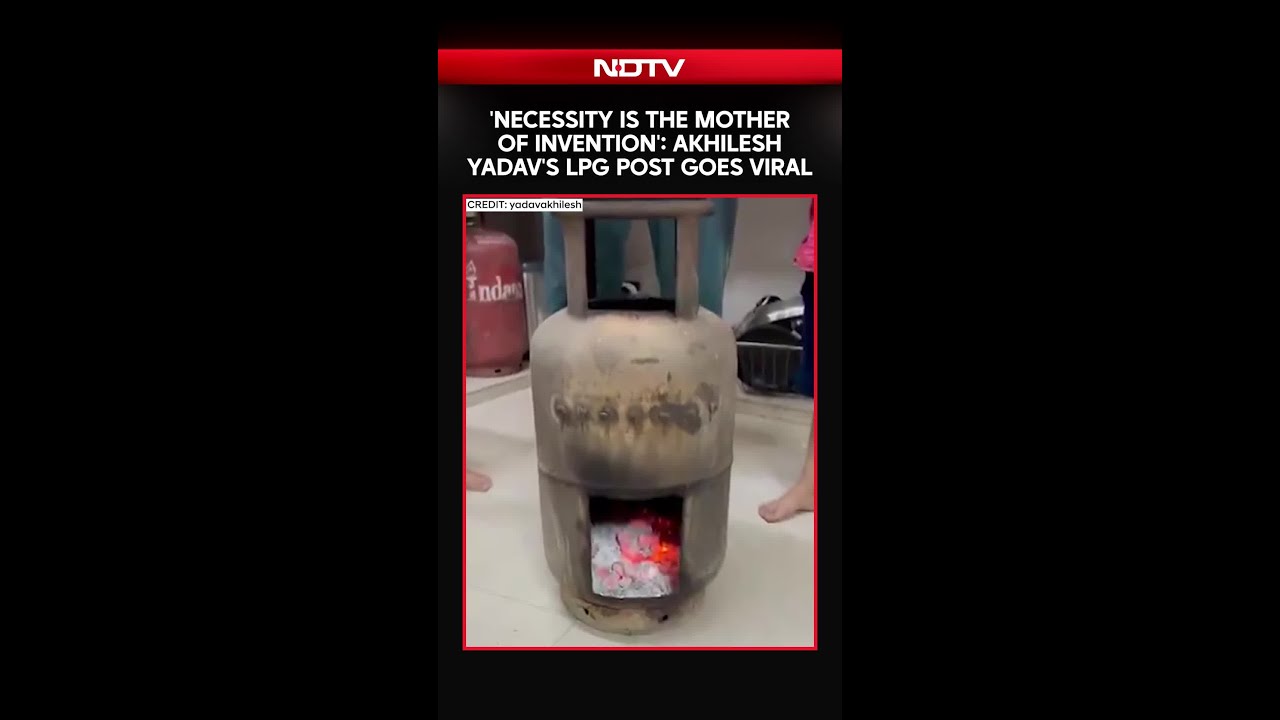 Akhilesh Yadav's LPG Price Jibe Goes Viral | 'Necessity Is the Mother Of Invention'