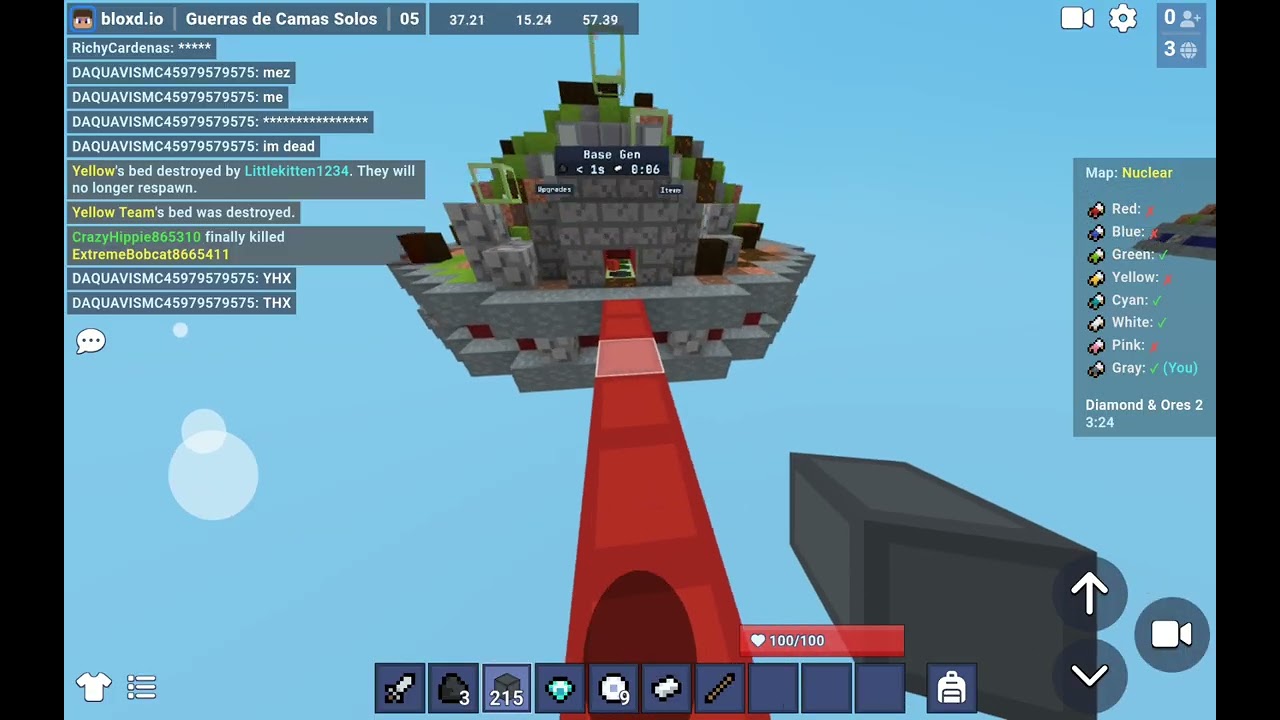 2 vez jugando blox.io 