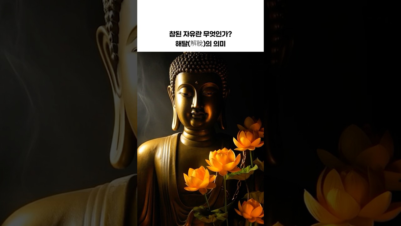 참된 자유란 무엇인가? '해탈(解脫)'의 의미 #자기수행 #깨달음 #불교가르침 #부처님말씀