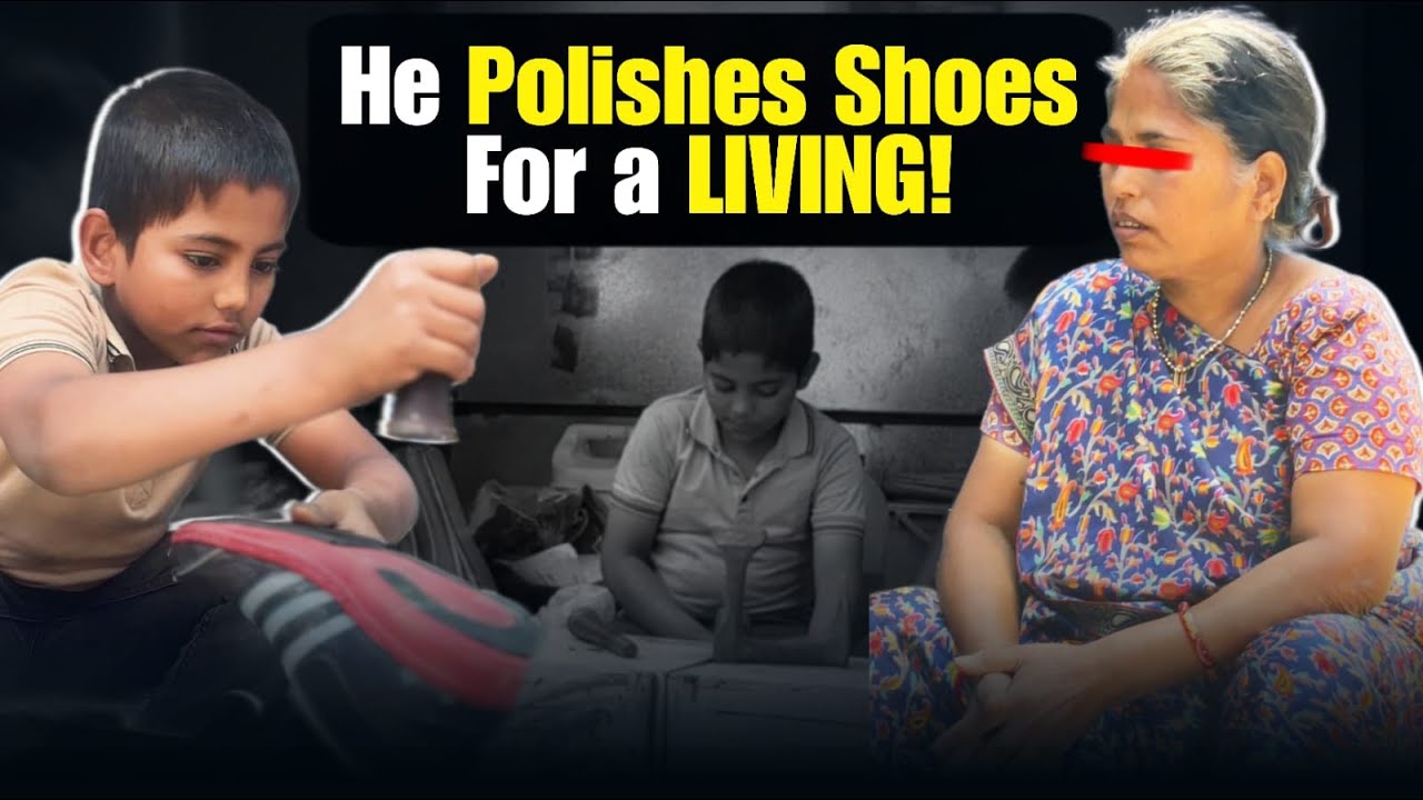 This 11 Year Old Shoe Polisher is the REAL MAN!