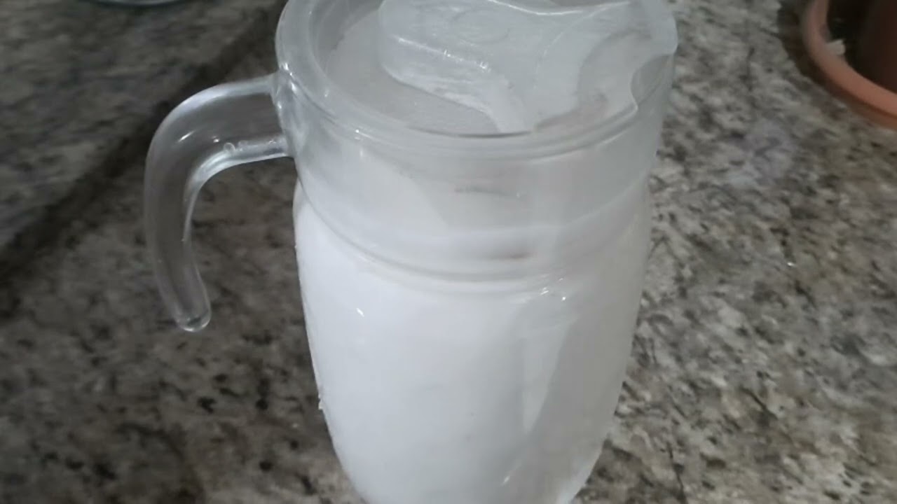 Leche de Ajonjolí con Leche de Coco + Huevo Vegano