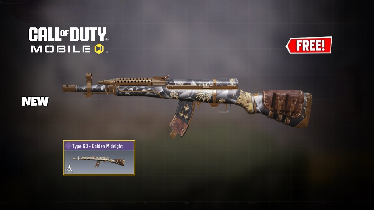 *NEW* FREE Type 63 - Golden Midnight Gameplay in COD Mobile! | Milton37LiveCODM