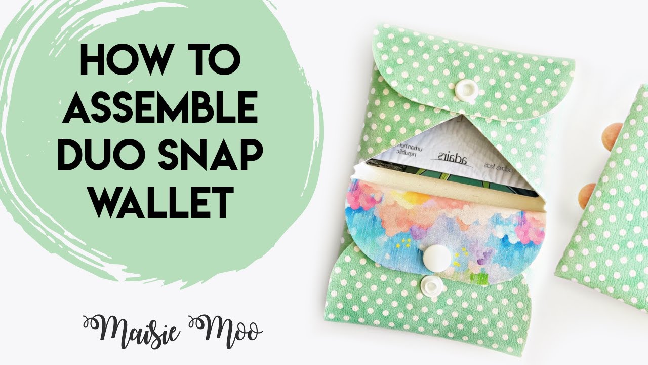 DIY No Sew Faux Leather Duo Wallet