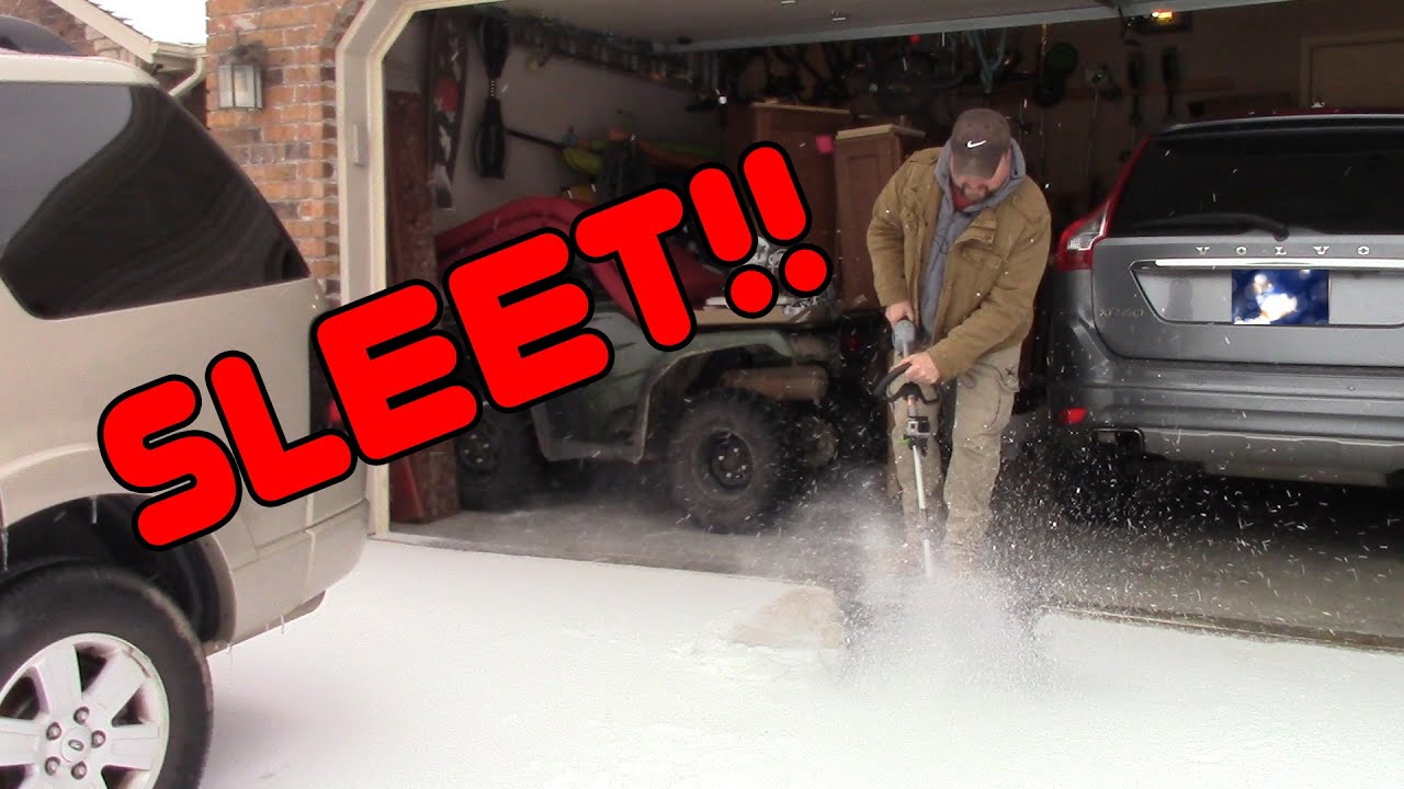 EGO Bristle Brush vs Sleet