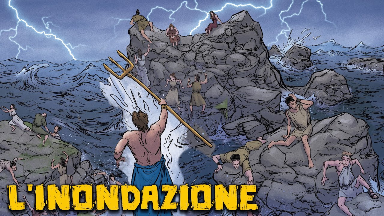 Il Diluvio Universale della Mitologia Greca - Storia e Mitologia Illustrate