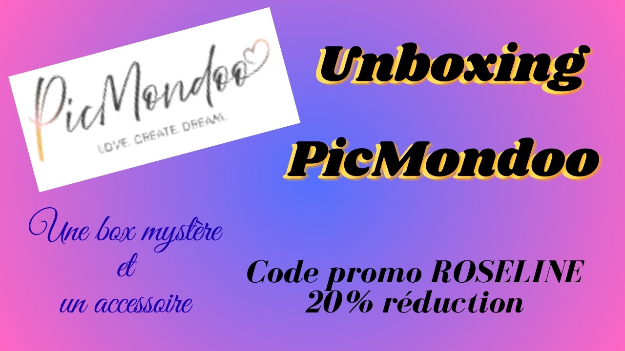 Unboxing partenariat #picmondoo box mystère #diamondpainting #arttherapy #loisirscreatifs #collab