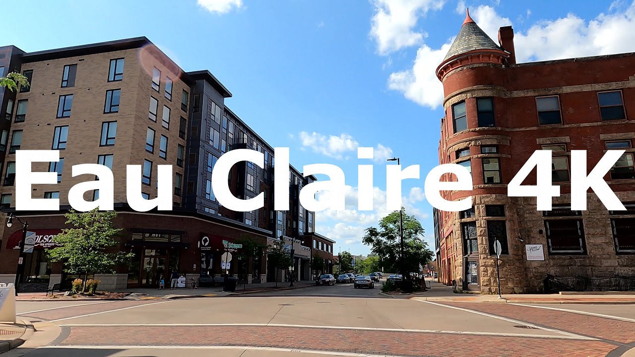 Eau Claire, Wisconsin 🇺🇸 Driving Tour 4K