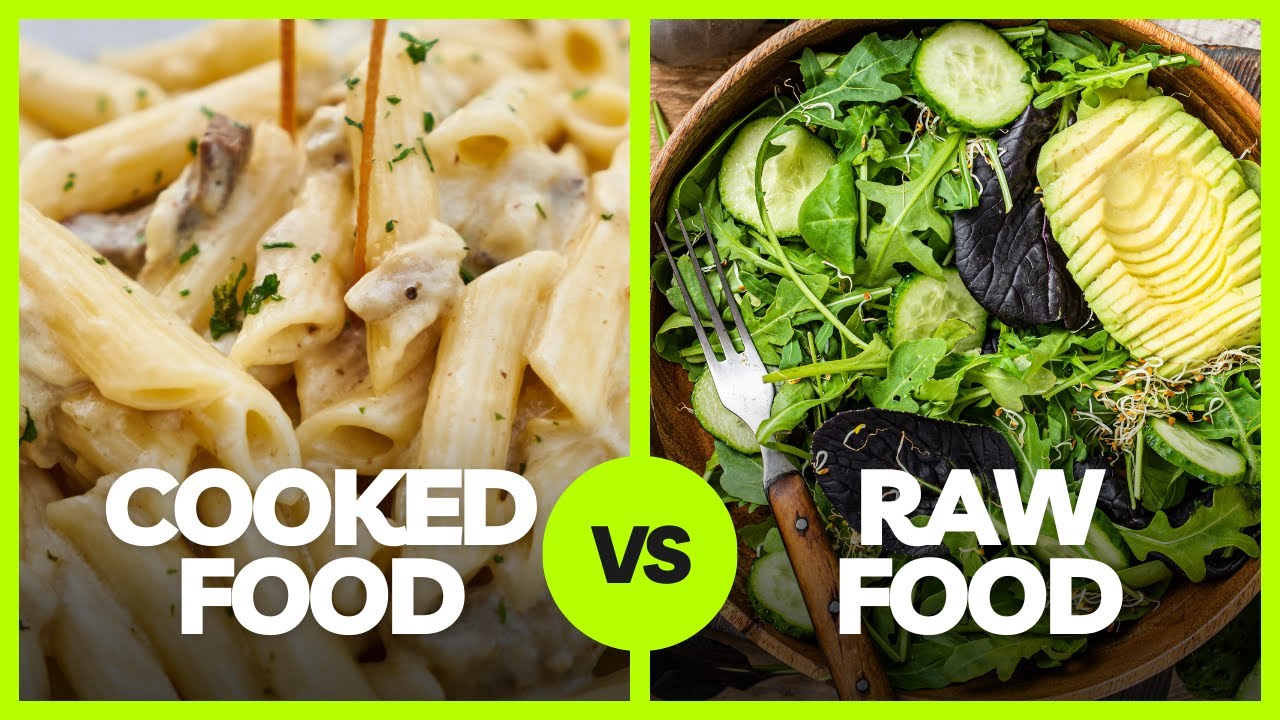 Benefits Of Raw Food Over Cooked Food! Lou Corona Demonstrates The Difference!