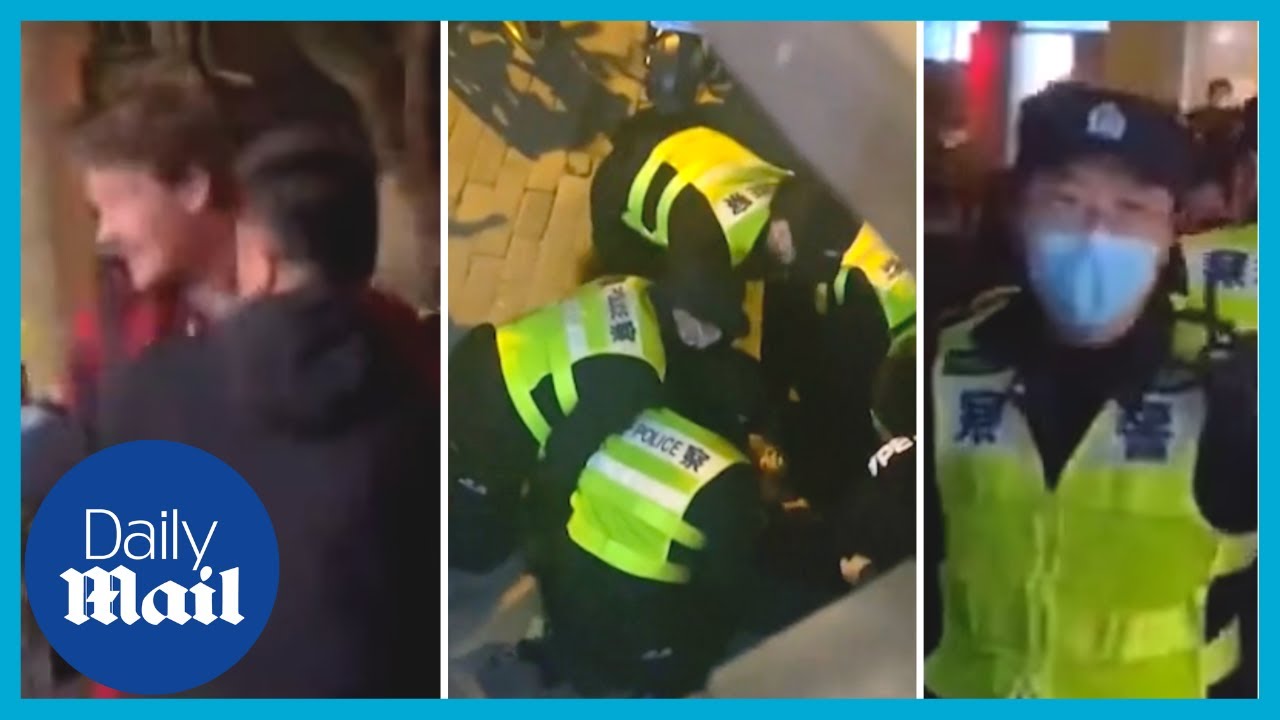 China: Police forcefully arrest British BBC journalist documenting covid lockdown protests