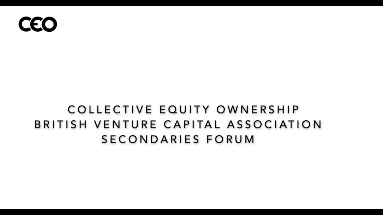 Collective Equity at the BVCA - Alternative Fund Strategies