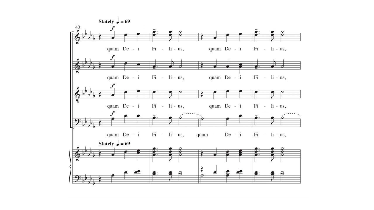 Jesu dulcis memoria by Connor Koppin - scrolling score