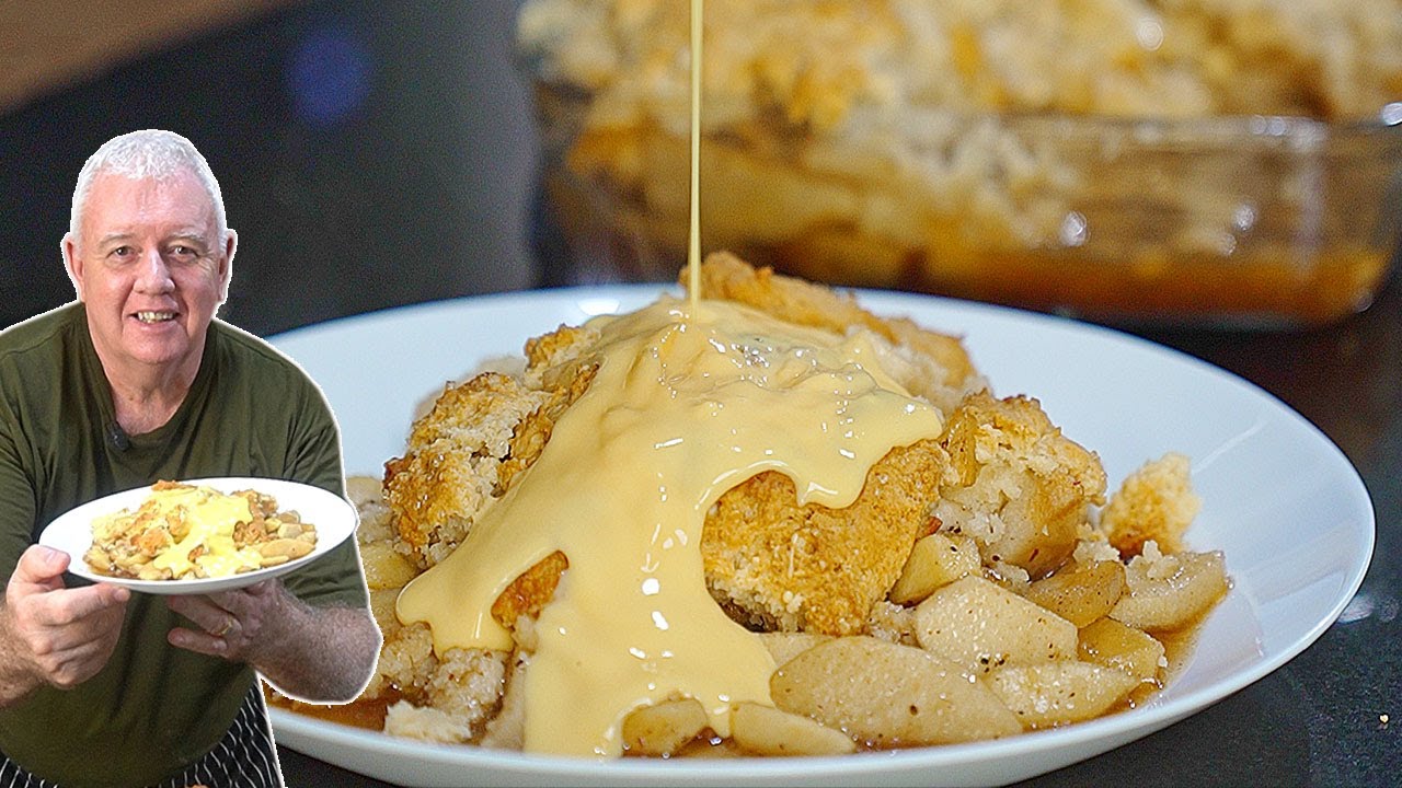Easiest AUTUMN Dessert Classic Apple Cobbler – Warm & Buttery!