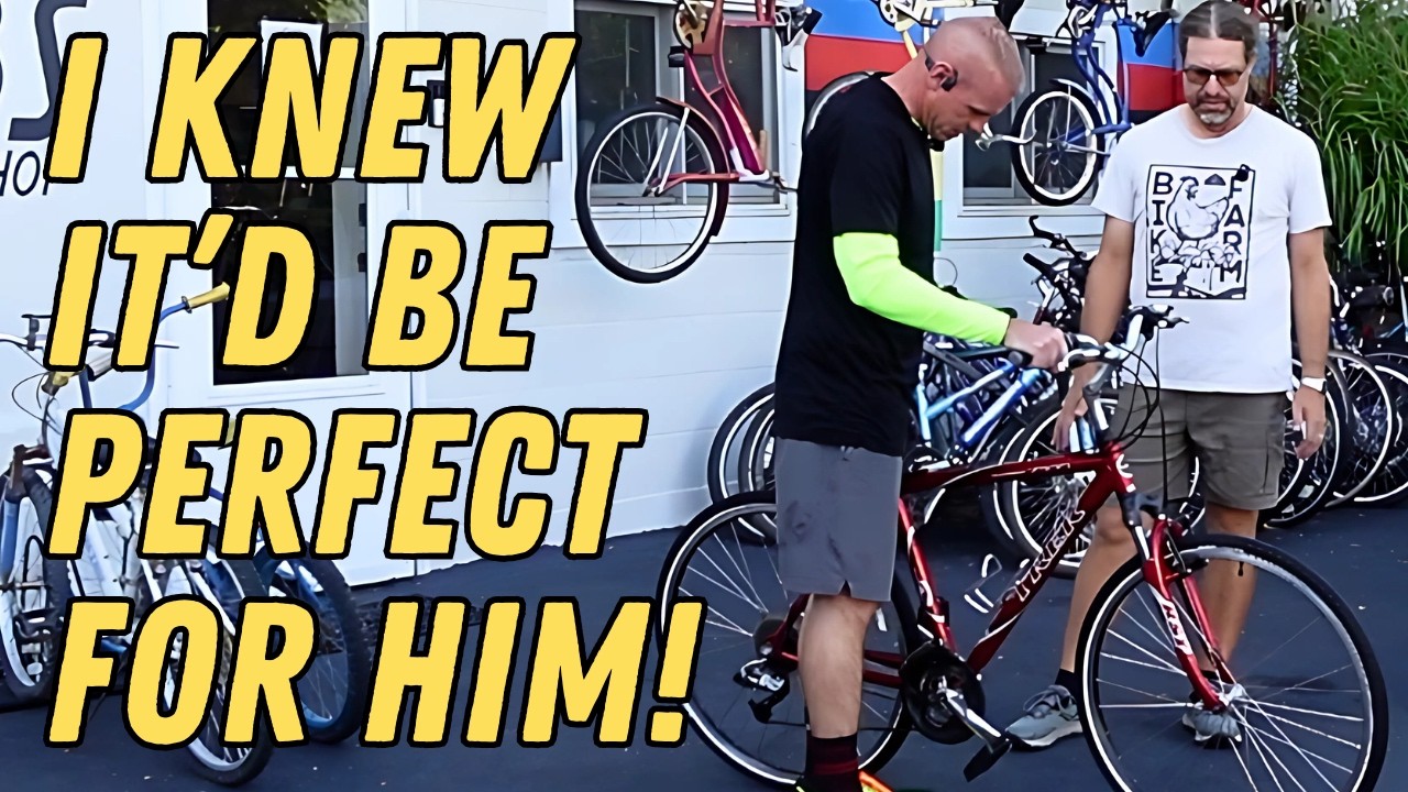 This Non-Cyclist Customer Needed a Bike - I Found Him Just The Right One!
