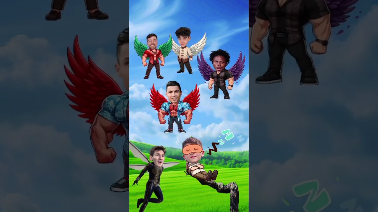 Masked Singer Cartoon! 🤔 Messi or a Monster?! #shorts #cartoon #mystery