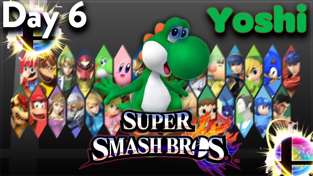 Day 6 Of WINNING a Smash Tourney With EVERY CHARACTER! (Yoshi)- Super Smash Bros. Ultimate