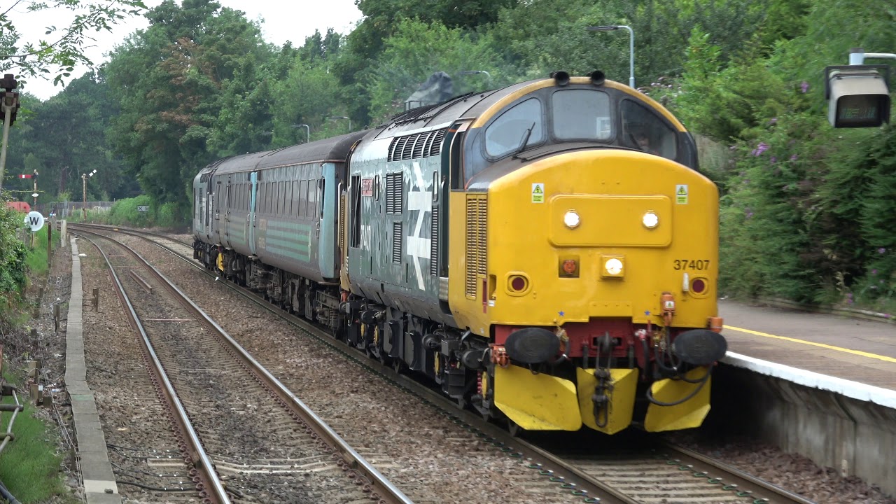 CLASS 37's Passenger service on The Wherry Lines  (NORFOLK)  27/07/2019