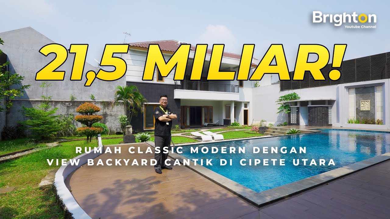 Rumah Mewah Classic Luxury di Cipete Utara