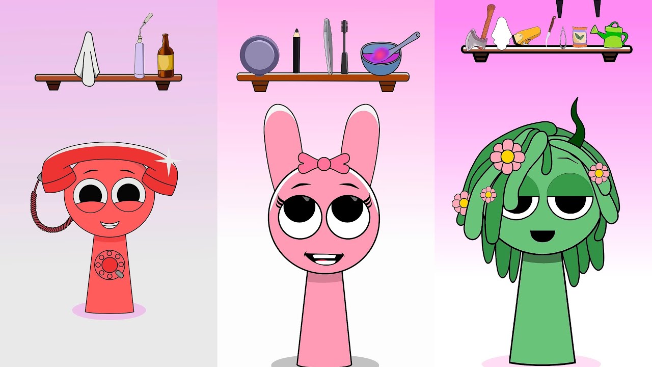 Nooo Help sprunki Tele_Oc_Repair🆚️Pink🆚️Vineria