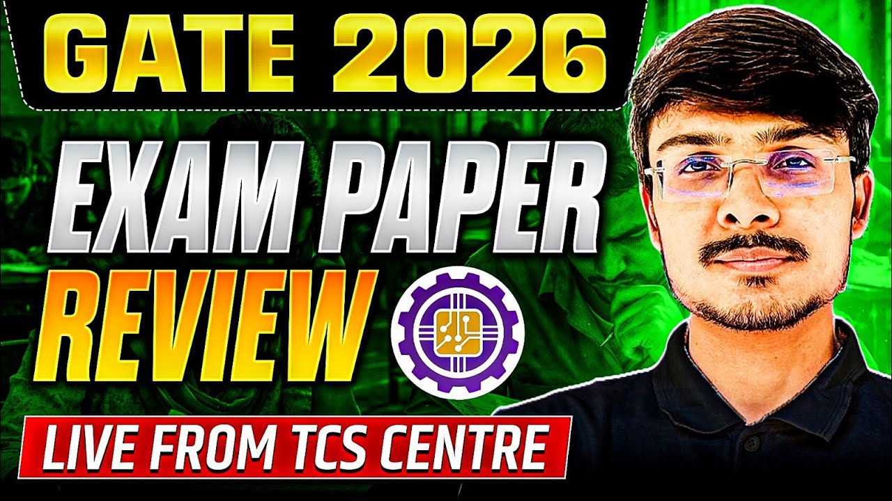 GATE 2026 Exam Paper Review | Live From TCS Centre | Shift 1 Review