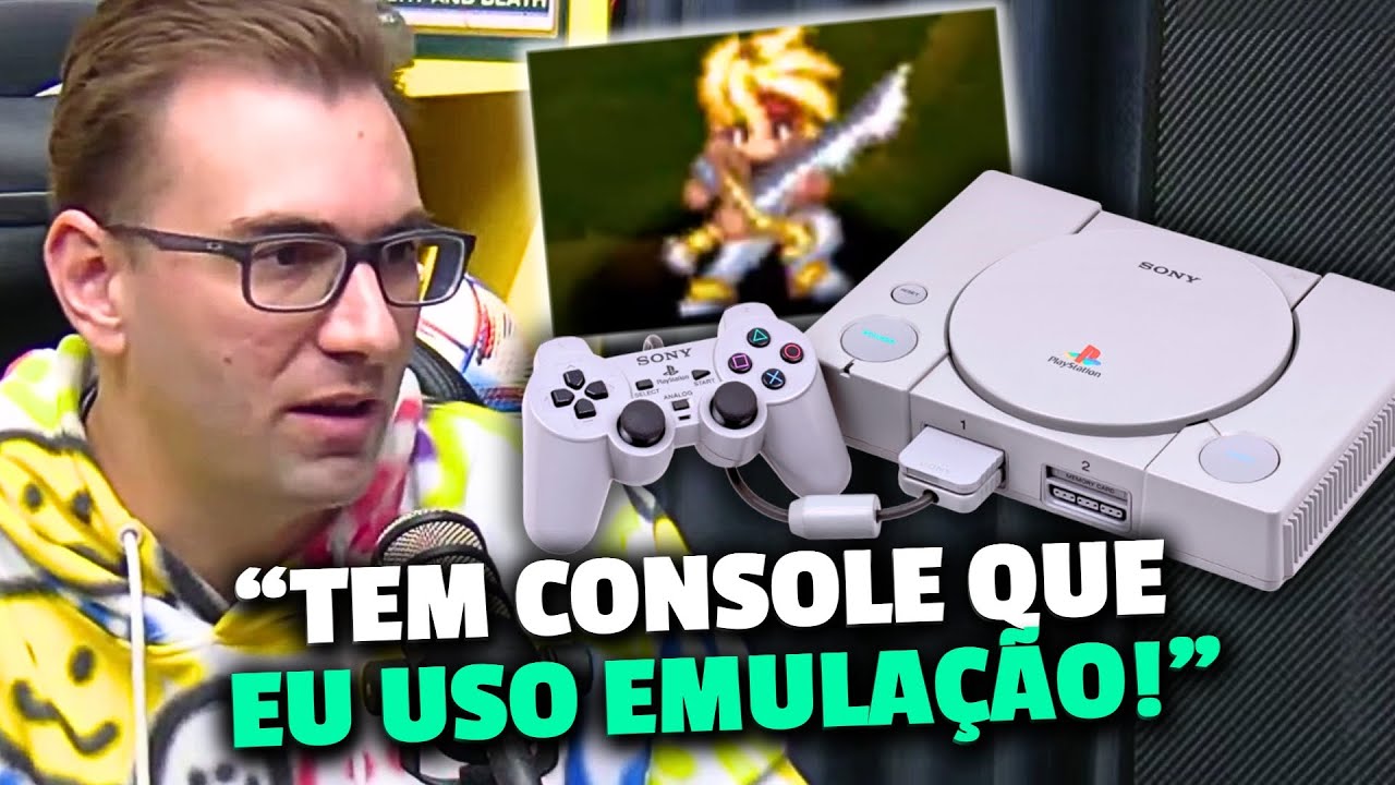 BRKsEDU usa EMULADOR ou CONSOLE para jogos antigos?