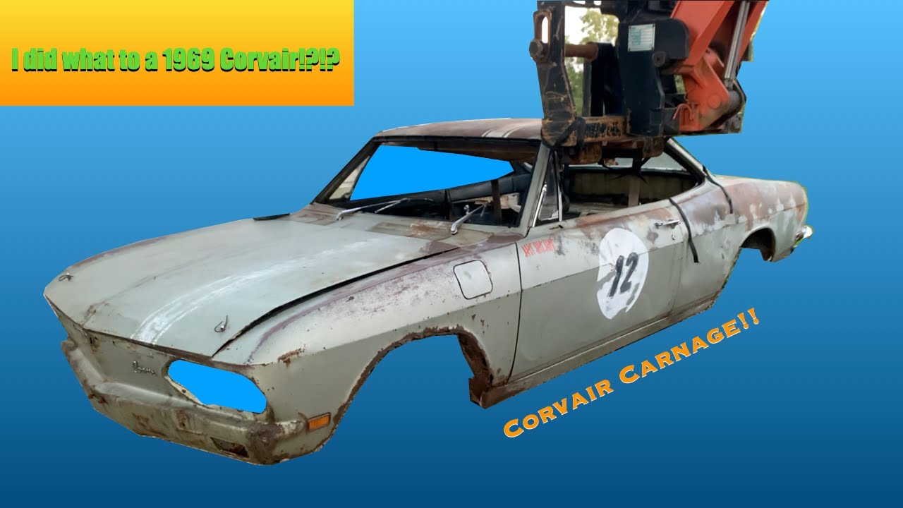 Установка кузова Corvair на раму Chevy S10! (1/2) | Замена шасси Chevy Corvair/S10 1969 года, час...