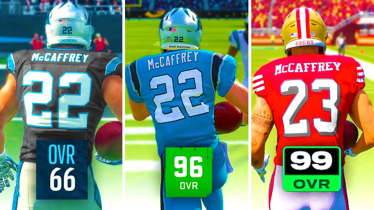 Забивайте голы с Кристианом Маккафри в каждой игре Madden!