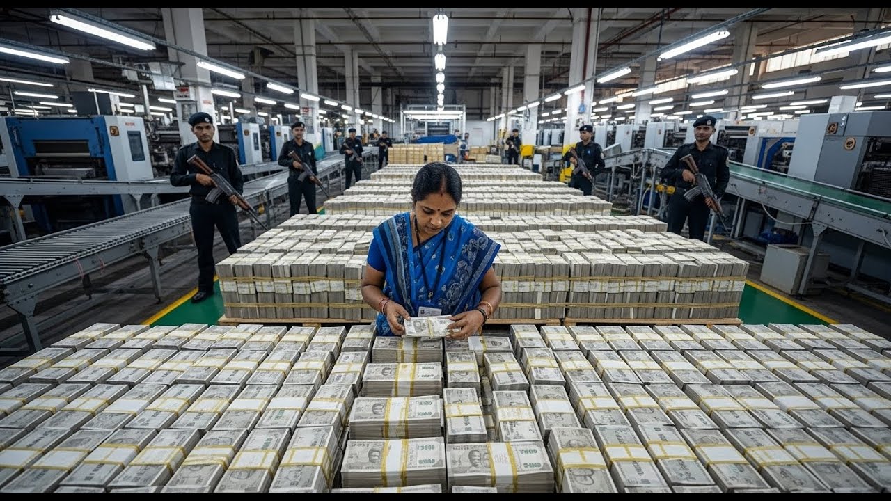 How Indian Rupees Are Made 🇮🇳 | Inside RBI Currency Printing Press (₹ Note Factory Tour)