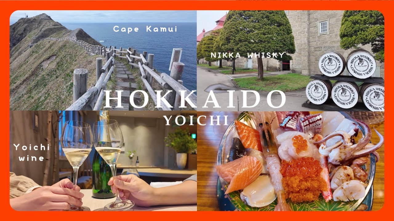 【travel vlog】北海道/余市∣大人の週末旅🍷∣ジブリみたいな絶景に癒される∣ニッカウイスキー蒸留所ガイドツアー∣ミシュランガイド掲載の海鮮丼∣余市ワインペアリングディナー∣カムイ岬
