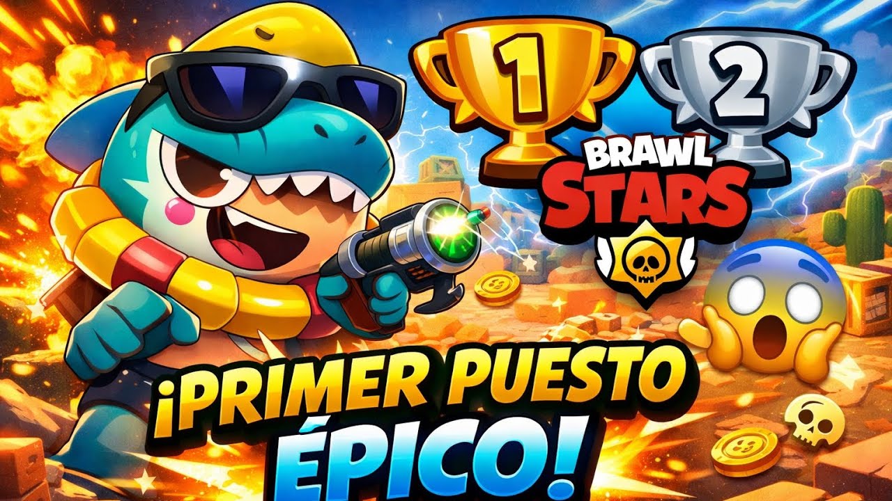 ¡Reto ÉPICO en Brawl Stars! Primer Puesto y Súper Jugadas 🔥🏆😱