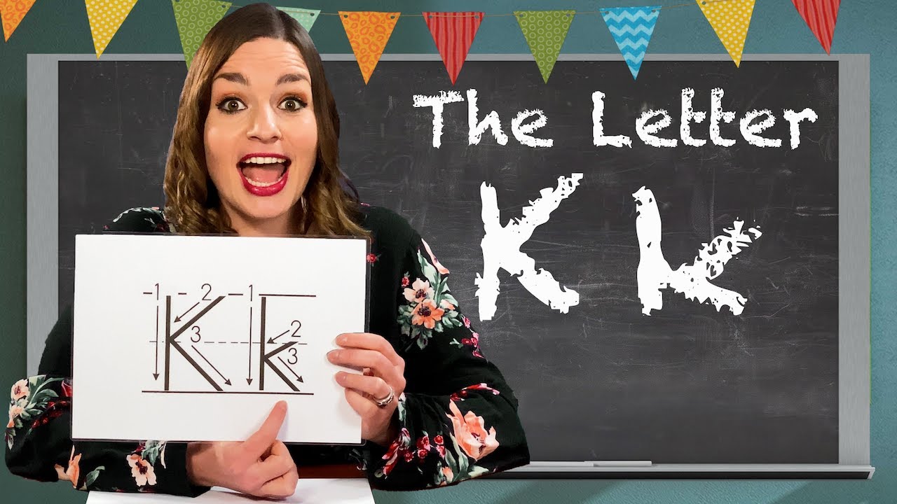 Letter K Lesson for Kids | Letter K Formation & Phonic Sound | Words that start with K