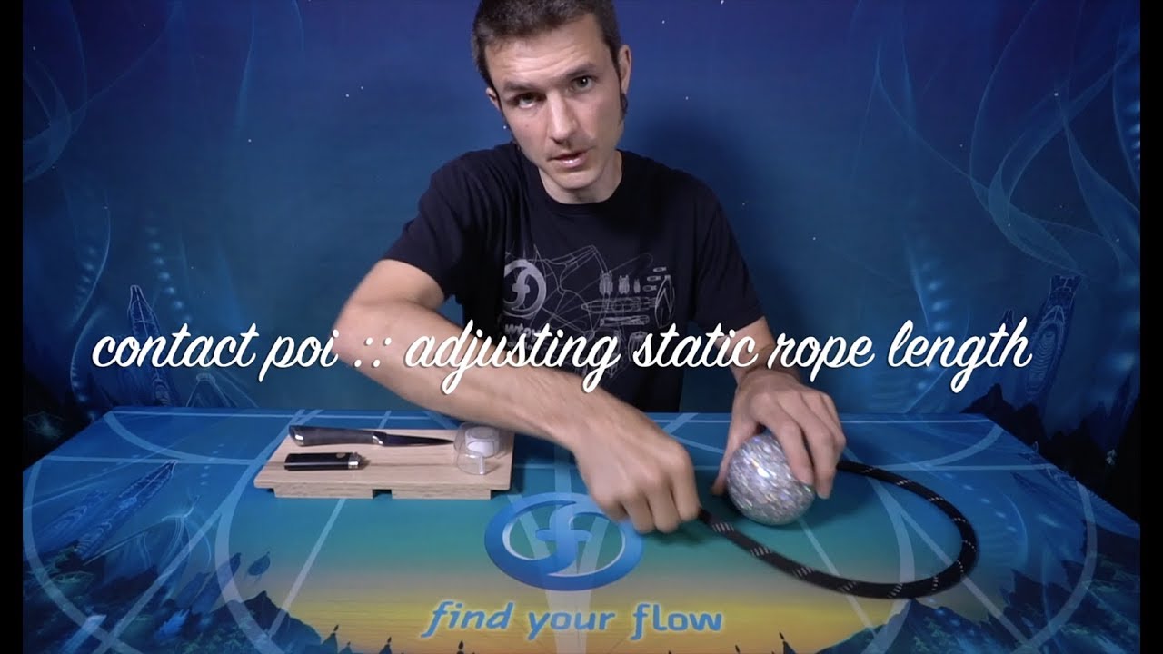 contact poi - adjusting length of static rope