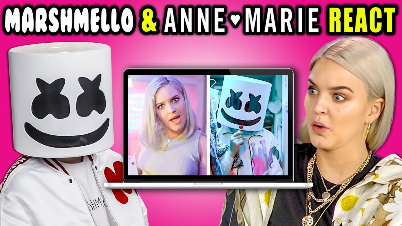 MARSHMELLO & ANNE-MARIE РЕАГИРУЮТ НА СЕБЯ (Friends)