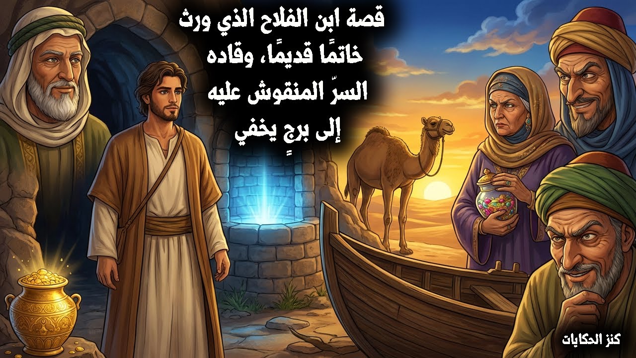 قصة ابن الفلاح الذي دخل البرج المهجور بحثًا عن حقيقة الخاتم، فواجه السرّ العجيب الذي بدّل مصيره