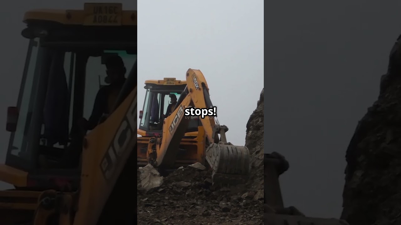 *JCB in Action &ndash; Heroes in Disaster Relief!*   #jcbking #automobile #construction #jcb #america