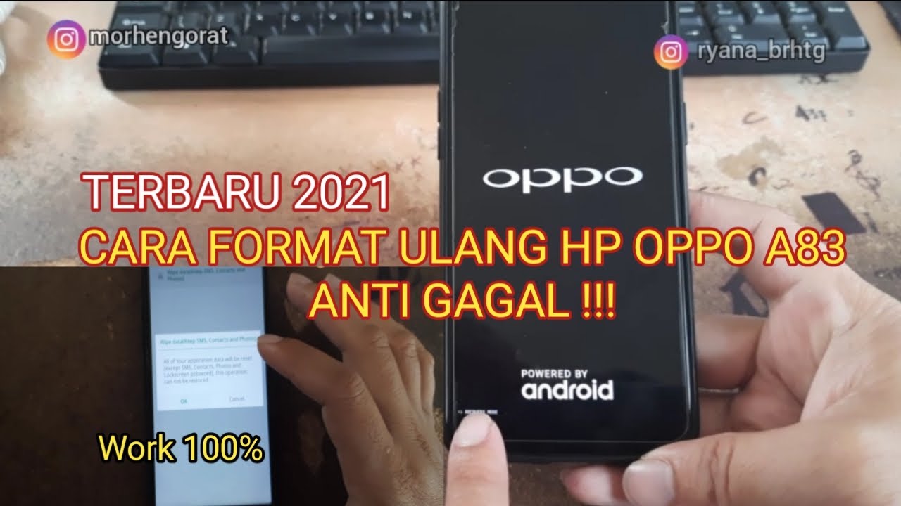 CARA RESET ULANG HP OPPO A83 ANTI GAGAL | Oppo A83 hard reset new method 2021