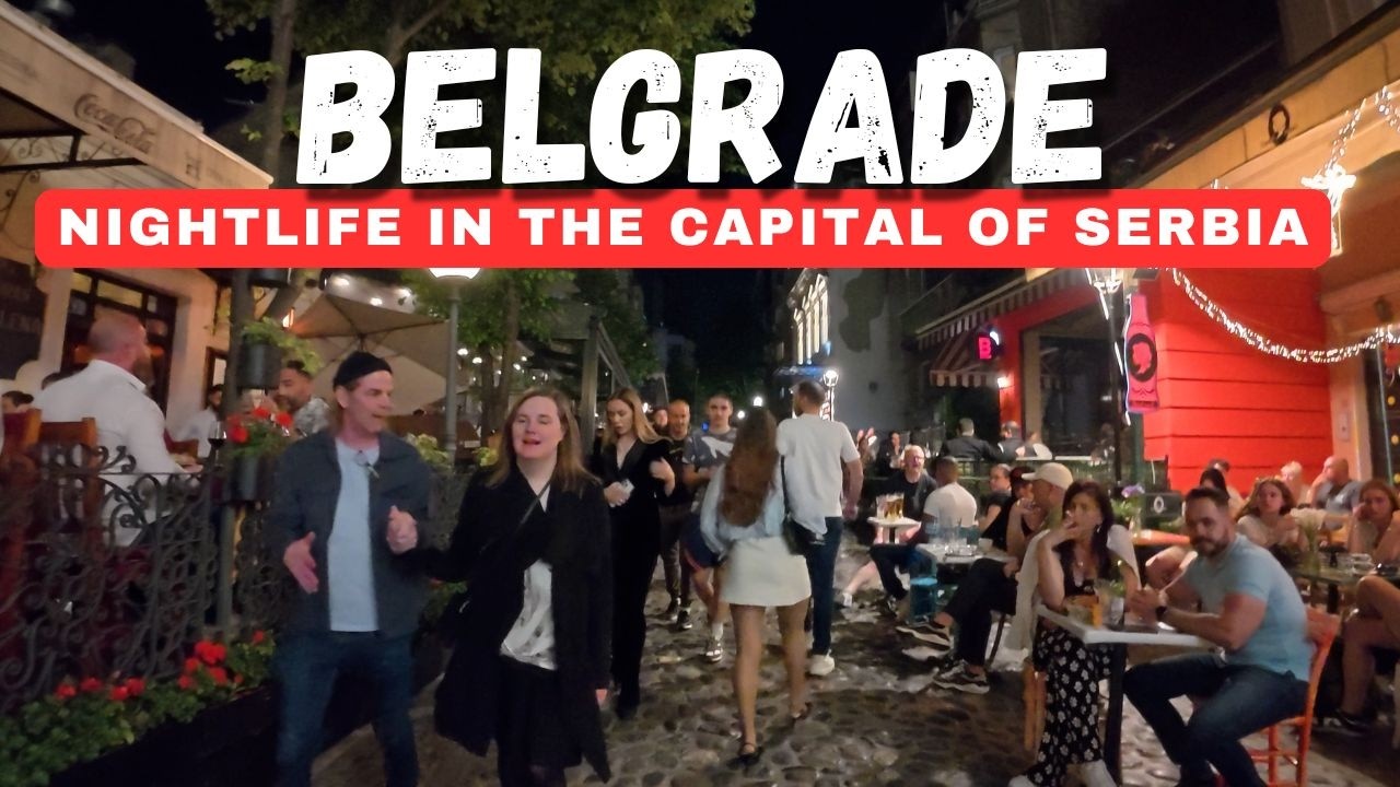 Night Walk in BELGRADE 🇷🇸 | Serbia's Capital After Dark