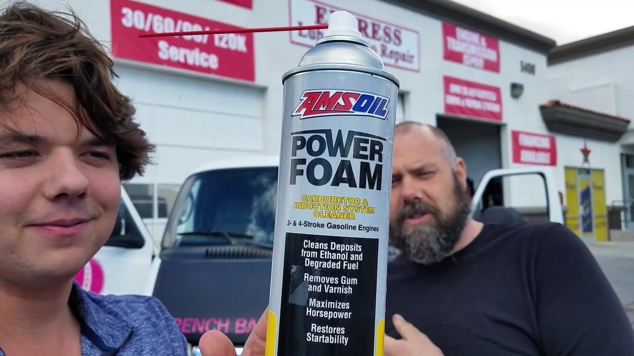 Как использовать пенный очиститель двигателя AMSOIL Power Foam
