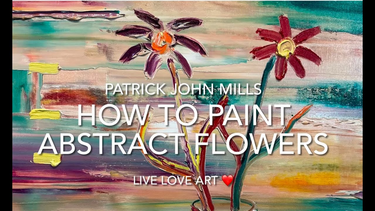How to Oil Paint Abstract Flowers