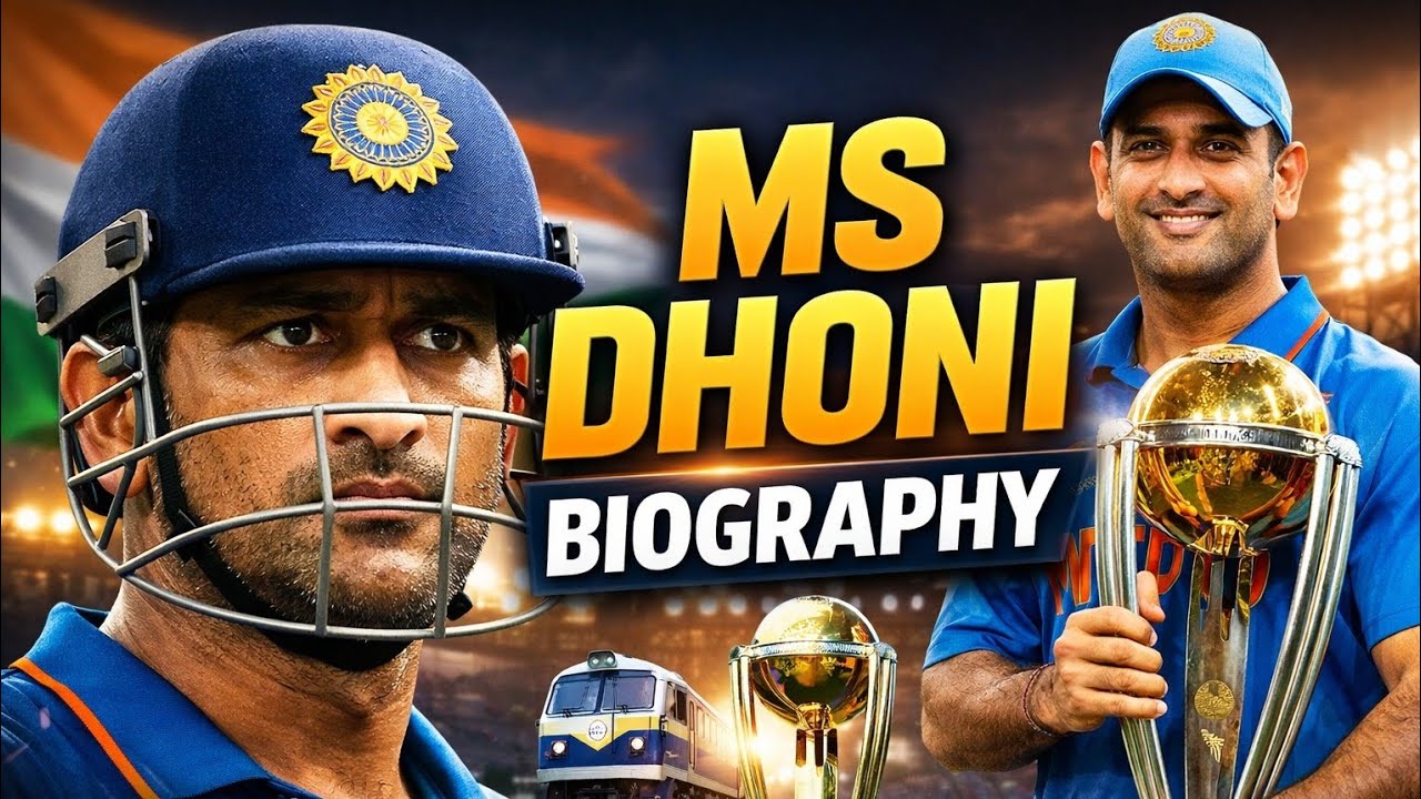 MS Dhoni Biography: The Untold Story of Captain Cool | MS Dhoni Life Journey | 