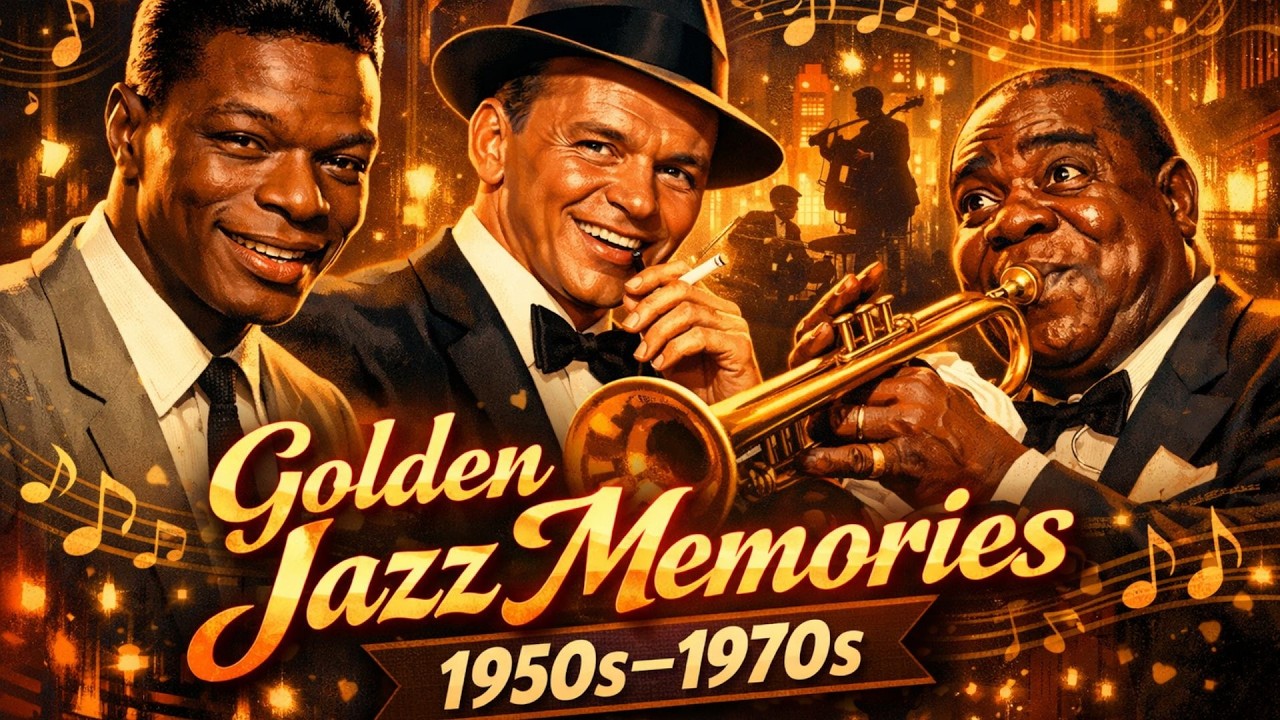 Nat King Cole, Frank Sinatra, Louis Armstrong 🎷 Golden Jazz Memories 1950s&ndash;1970s