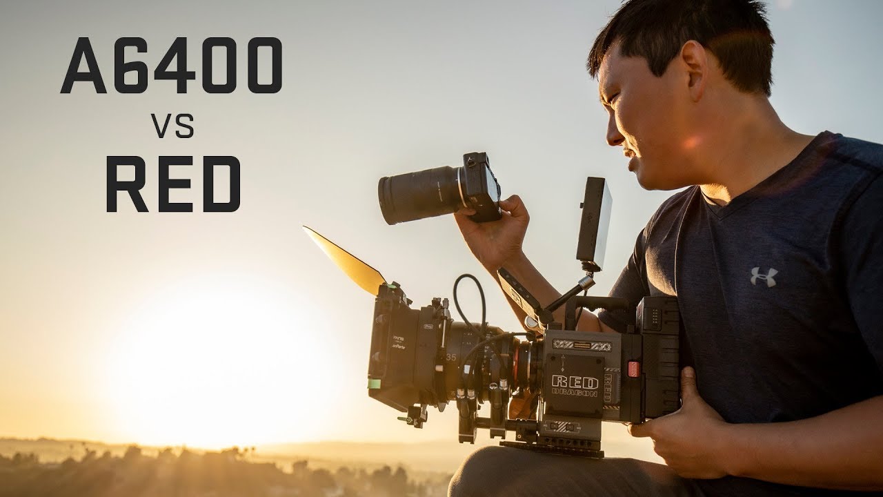 Sony a6400 4k bezlusterkowiec kontra RED Digital Cinema Camera